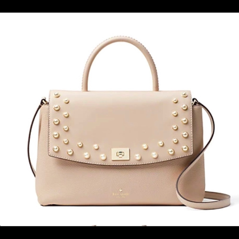Kate Spade Nude Pearl Handbag